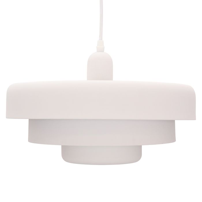 Suspension blanche moderne, Meredith