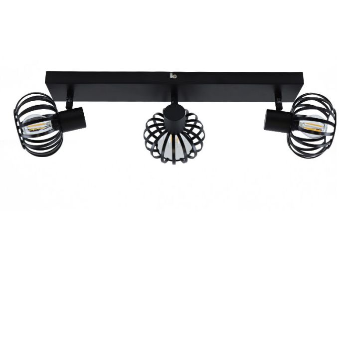 Spot plafond noir industriel, Lieve