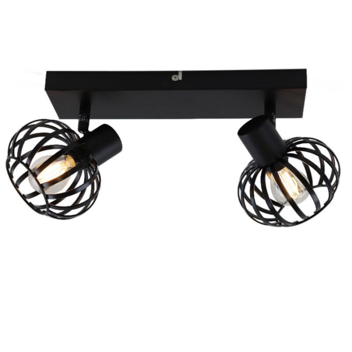 Spot plafond noir industriel, Lieve