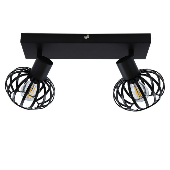 Spot plafond noir industriel, Lieve