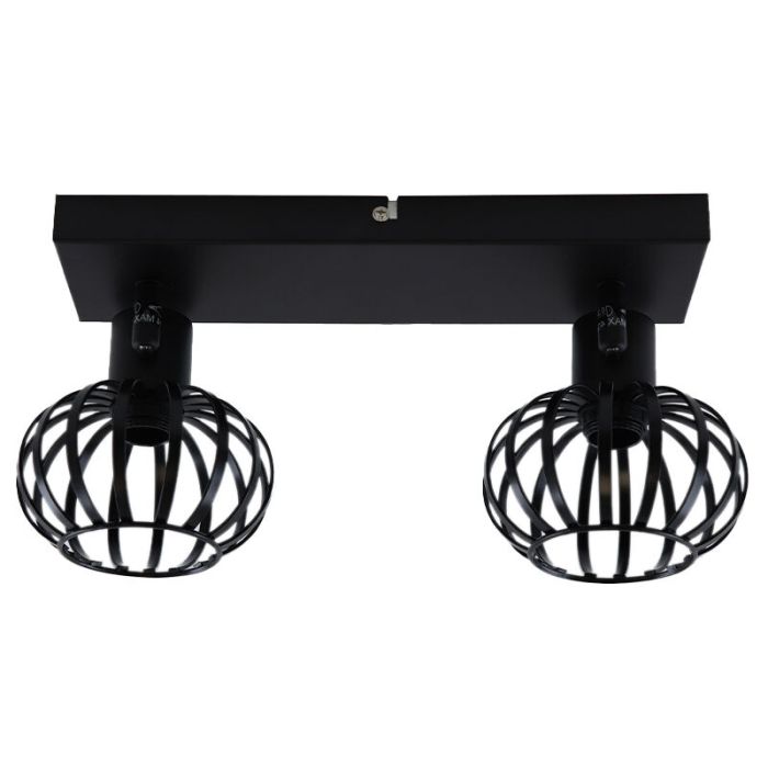Spot plafond noir industriel, Lieve