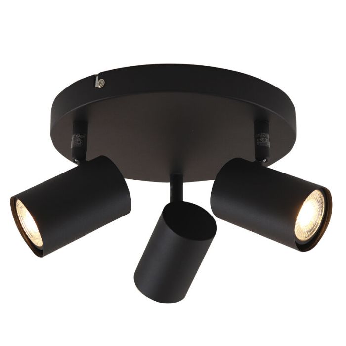 Spot plafond noir moderne, Elena