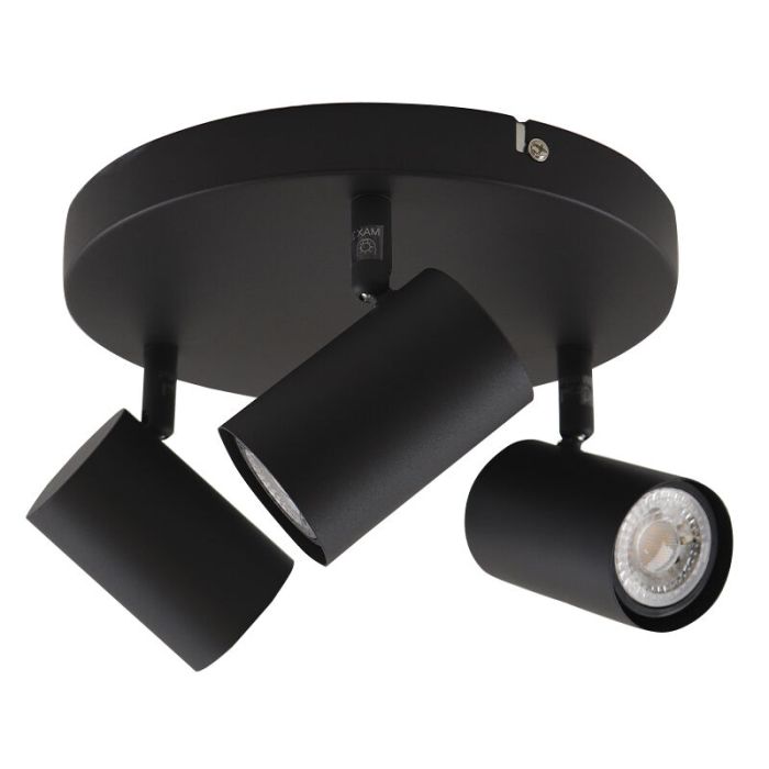 Spot plafond noir moderne, Elena