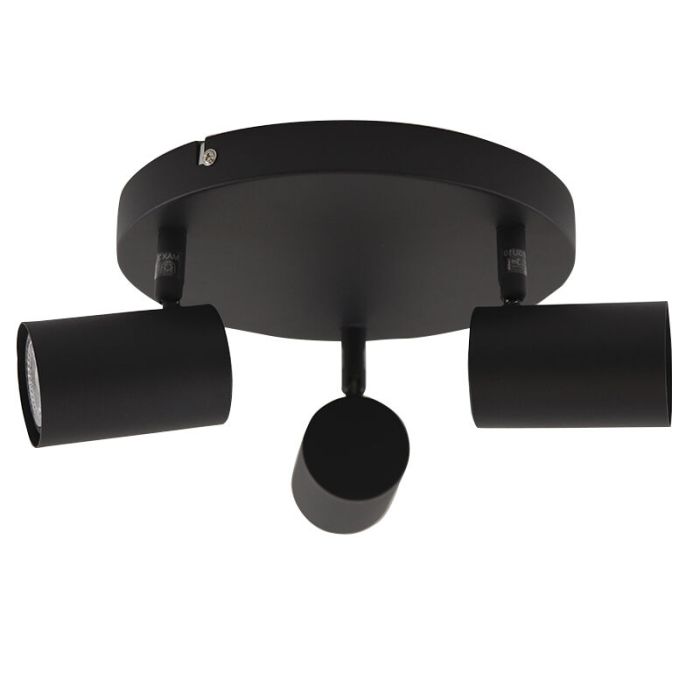 Spot plafond noir moderne, Elena