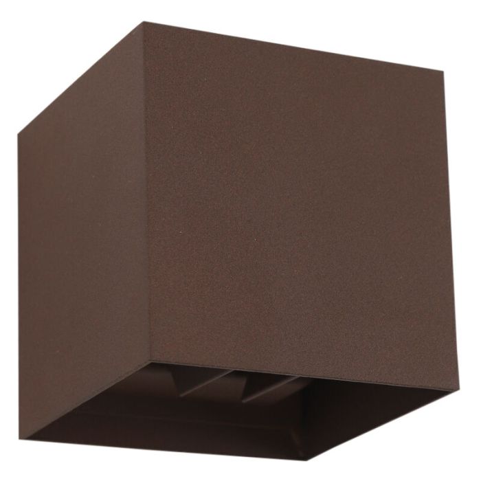 Applique up and down couleur rouille moderne, Dion, IP65