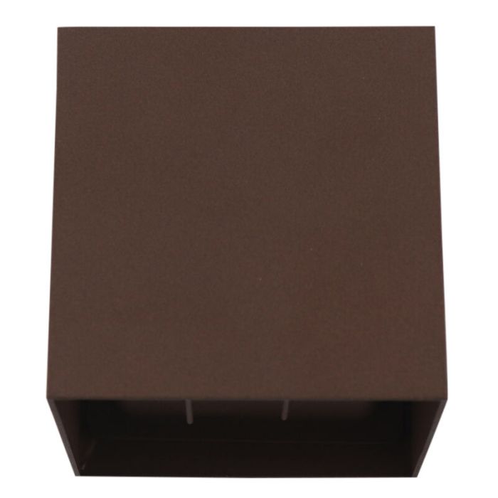 Applique up and down couleur rouille moderne, Dion, IP65