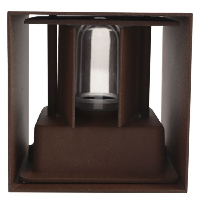 Applique up and down couleur rouille moderne, Dion, IP65
