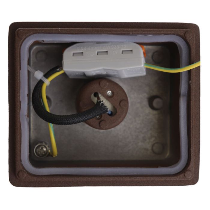 Applique up and down couleur rouille moderne, Dion, IP65