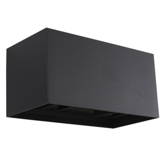Applique up and down noire moderne, Dion, IP65
