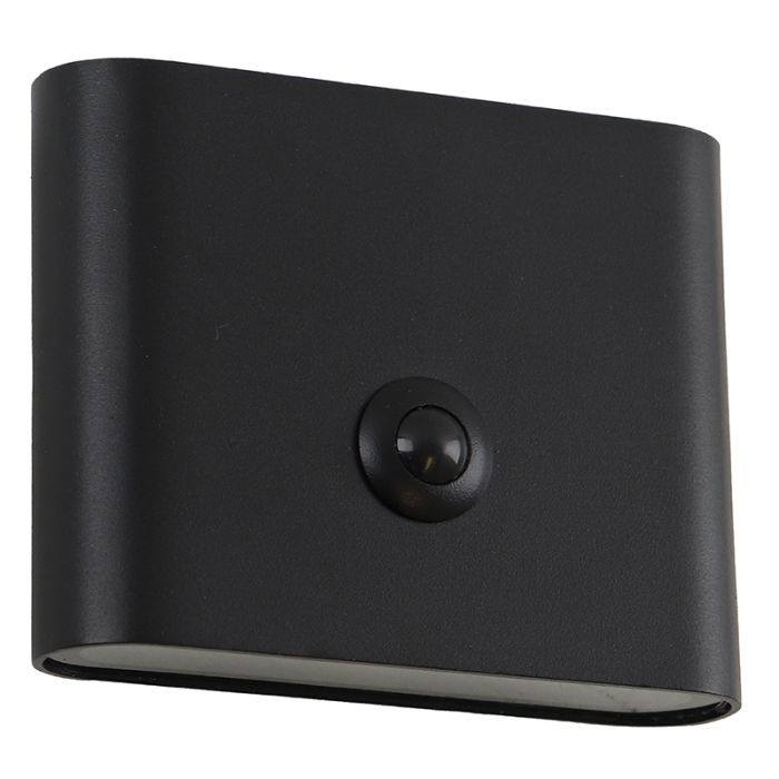 Applique murale rechargeable noire moderne, Rodigo, 1W, 3000K LED, IP44
