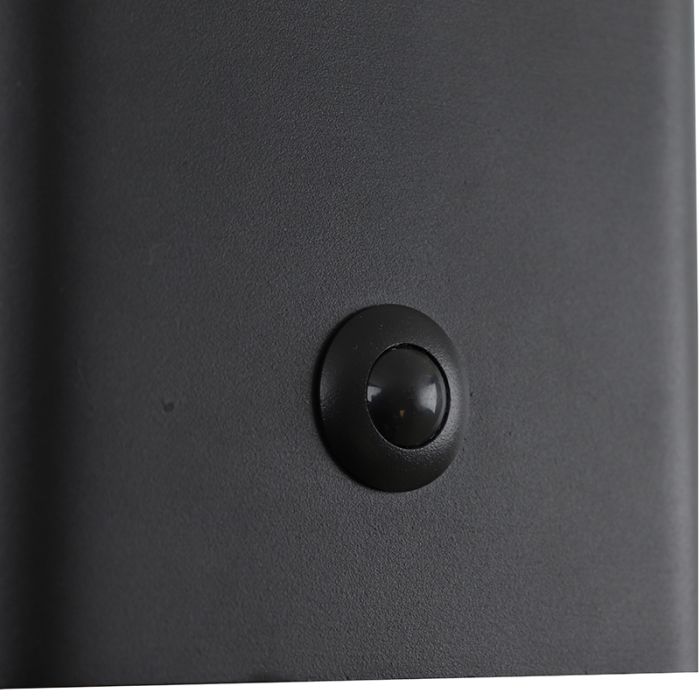 Applique murale rechargeable noire moderne, Rodigo, 1W, 3000K LED, IP44