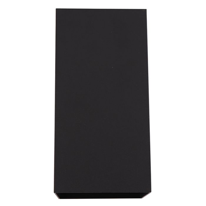 Applique up and down noire moderne, Dion, IP65