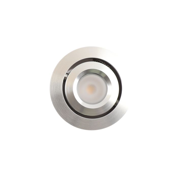 Rona spot encastré veranda orientable, IP44, gradable, chromé