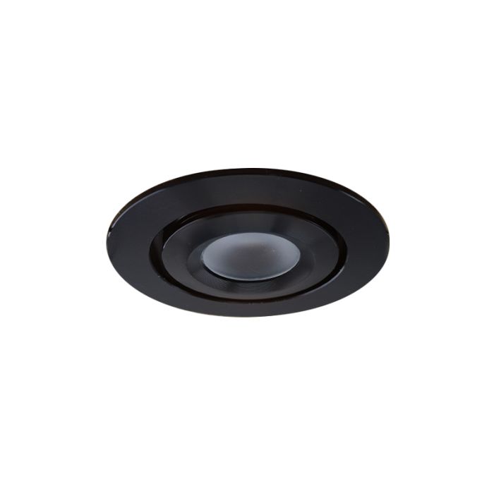 Rona spot encastré veranda orientable, IP44, gradable, noir
