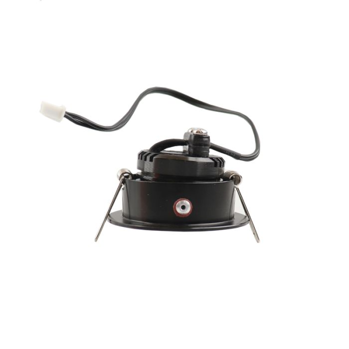 Rona spot encastré veranda orientable, IP44, gradable, noir