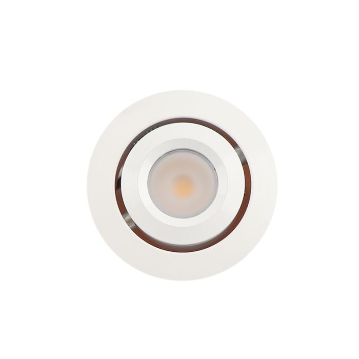 Rona spot encastré veranda orientable, IP44, gradable, blanc