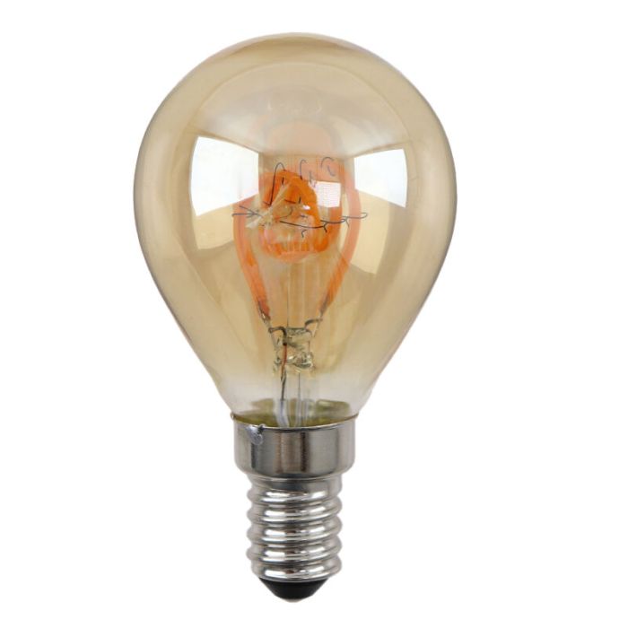 Olucia ampoule filament E14 gradable Tuelo, ambre, 4W, 2200K