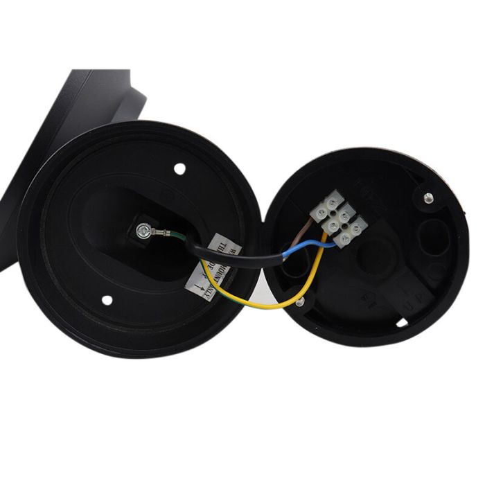 Luminaire extérieur noir classique, Tariq, IP44