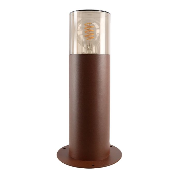 Luminaire extérieur couleur rouille moderne, Sanel, IP44