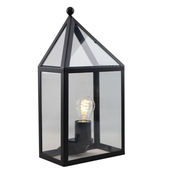 Luminaire extérieur noir classique, Janco, IP23