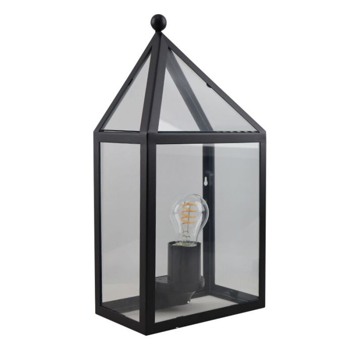 Luminaire extérieur noir classique, Janco, IP23