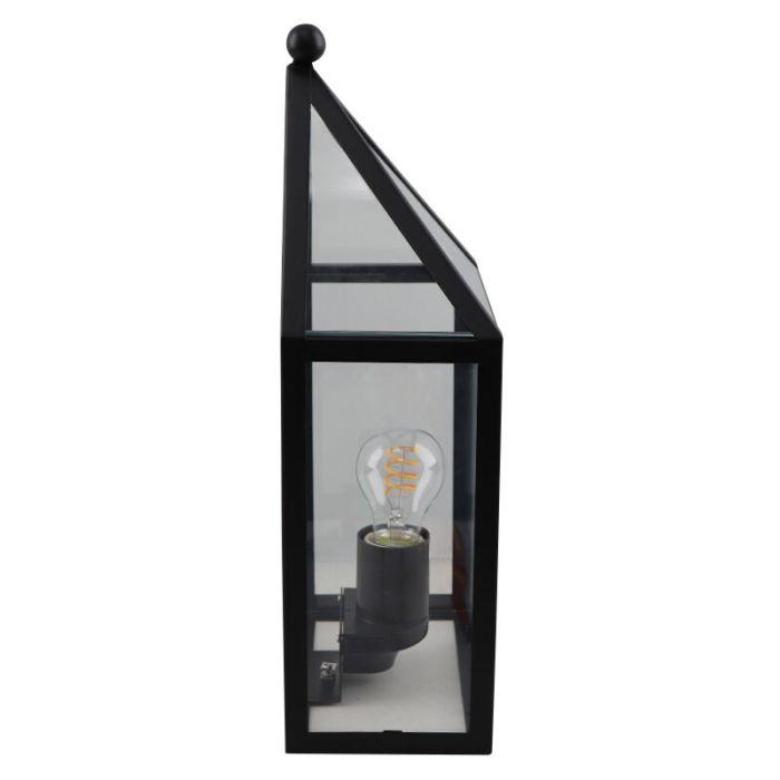 Luminaire extérieur noir classique, Janco, IP23