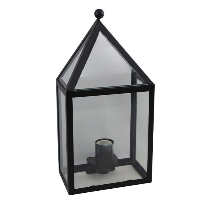 Luminaire extérieur noir classique, Janco, IP23