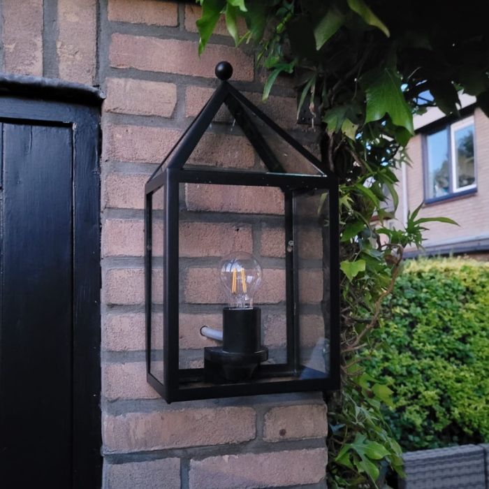 Luminaire extérieur noir classique, Janco, IP23
