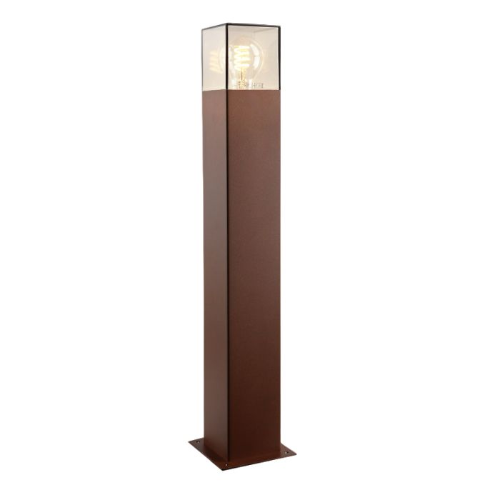 Luminaire extérieur couleur rouille moderne, Sanel, IP44