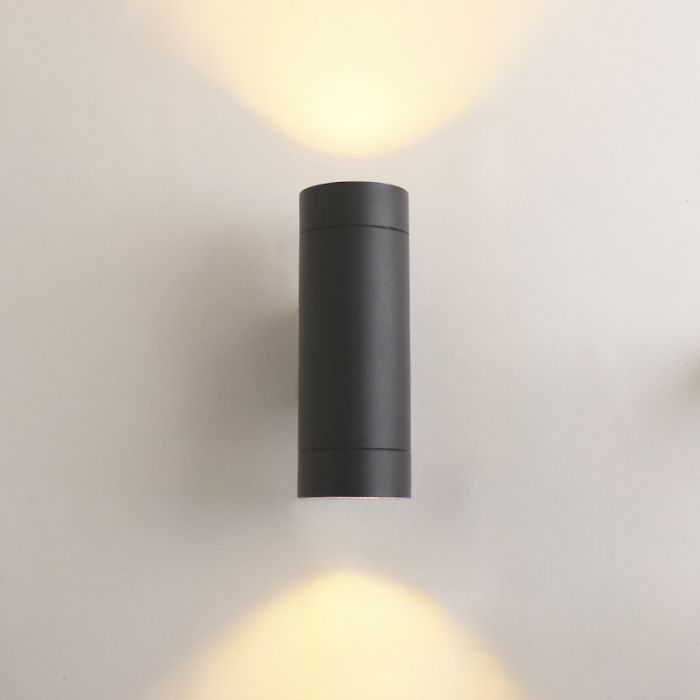 Luminaire extérieur anthracite moderne, Marcos, IP44