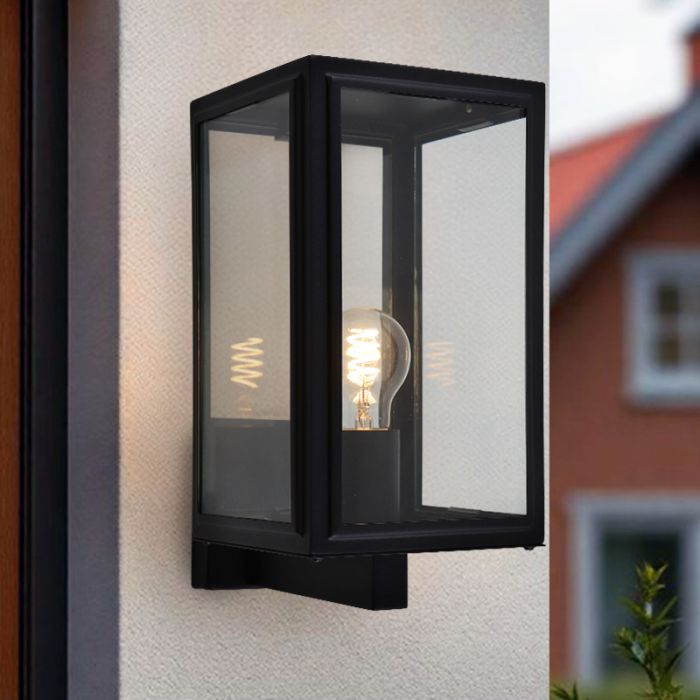 Luminaire extérieur noir moderne, Sidney, IP44
