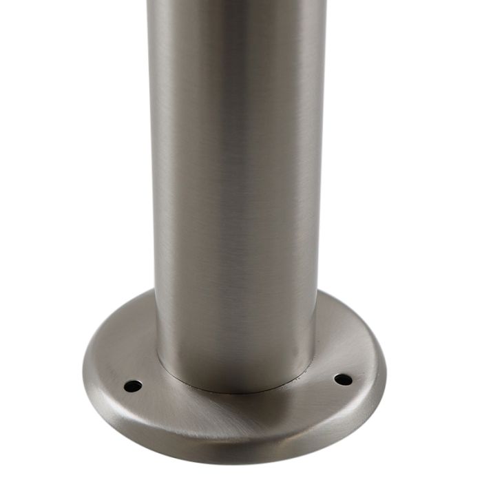 Luminaire extérieur argenté en acier inoxydable, Felice, IP44