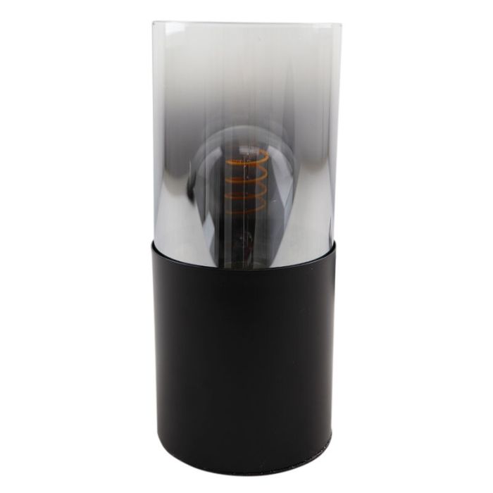 Lampe de table noire moderne, Huy, avec interrupteur