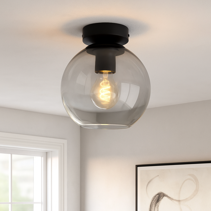 Plafonnier gris design, Giada