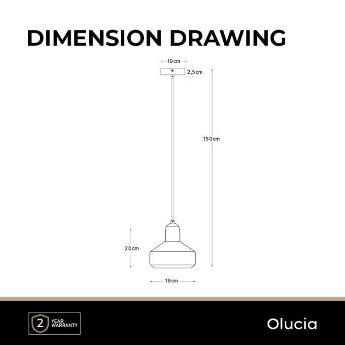 Suspension orange design, Sabina