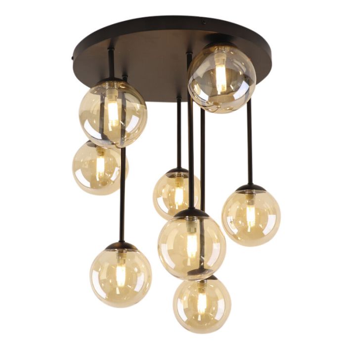 Plafonnier ambre design, Stacy