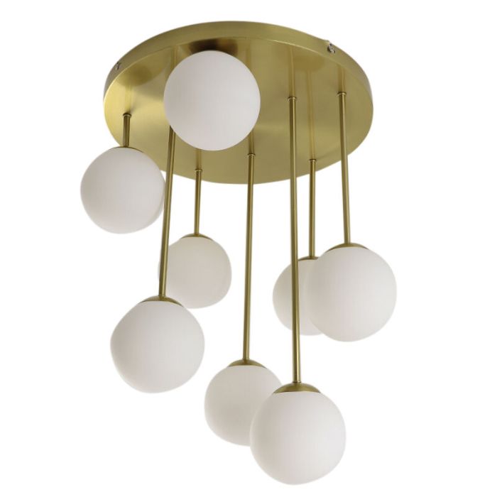 Plafonnier laiton design, Stacy