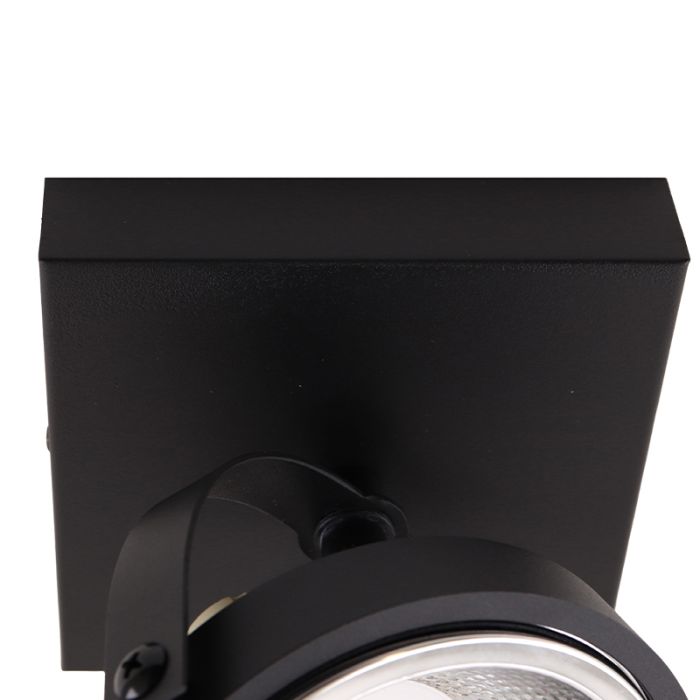 Plafonnier noir moderne, Morris