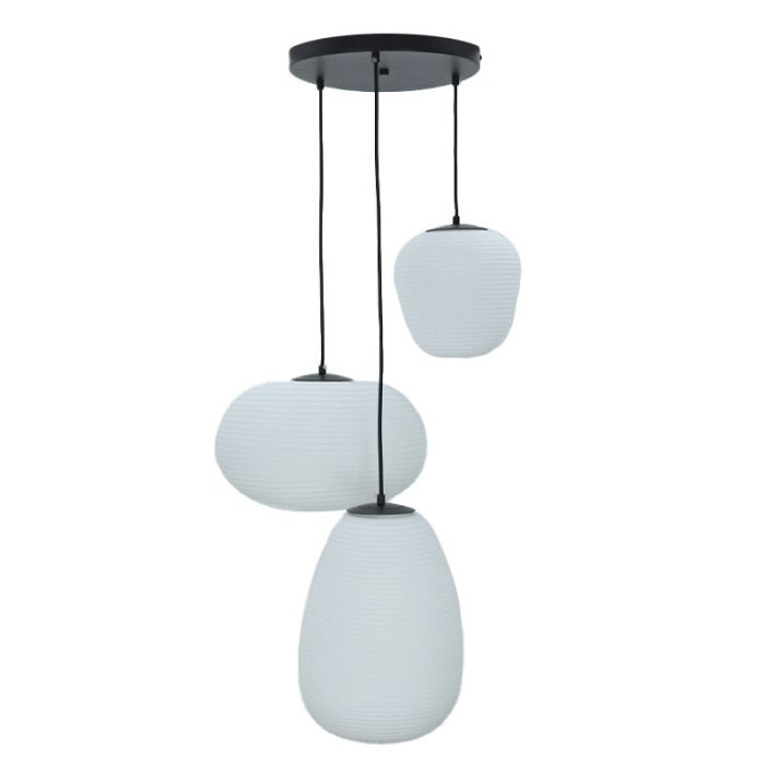 Suspension blanche moderne, Davide