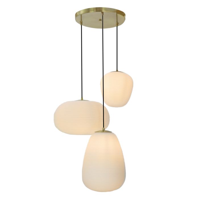 Suspension blanche moderne, Davide