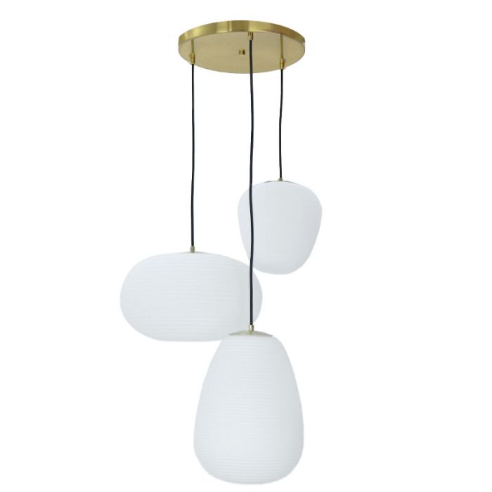 Suspension blanche moderne, Davide