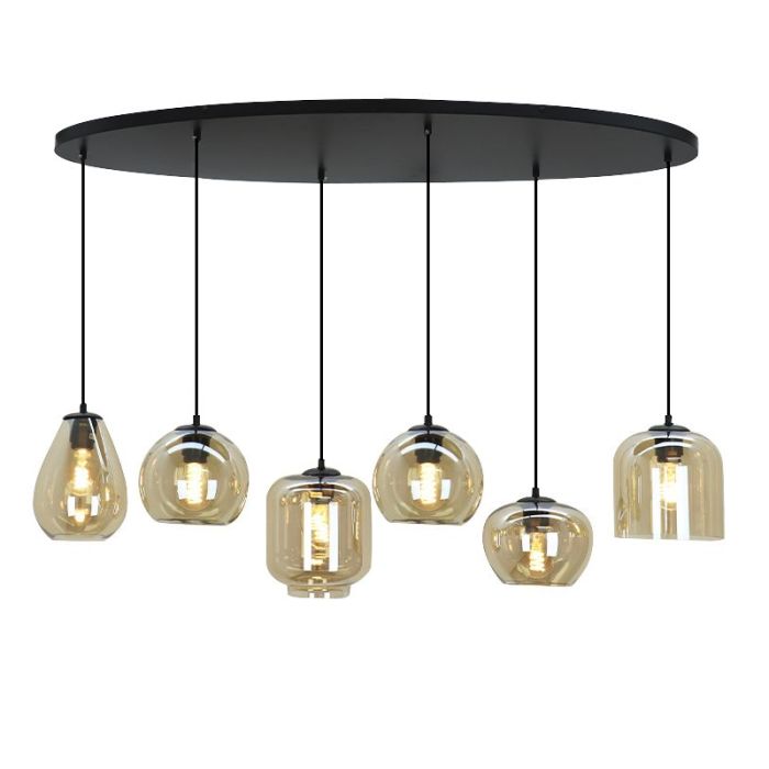 Suspension ambre moderne, Caia