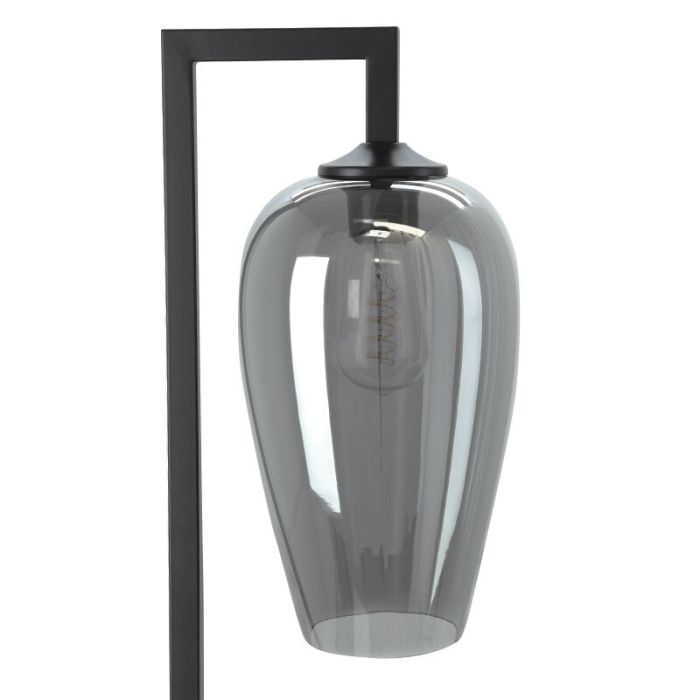 Lampadaire gris design, Andy, avec interrupteur