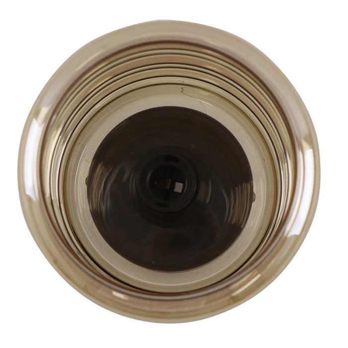 Plafonnier ambre en verre, Karen