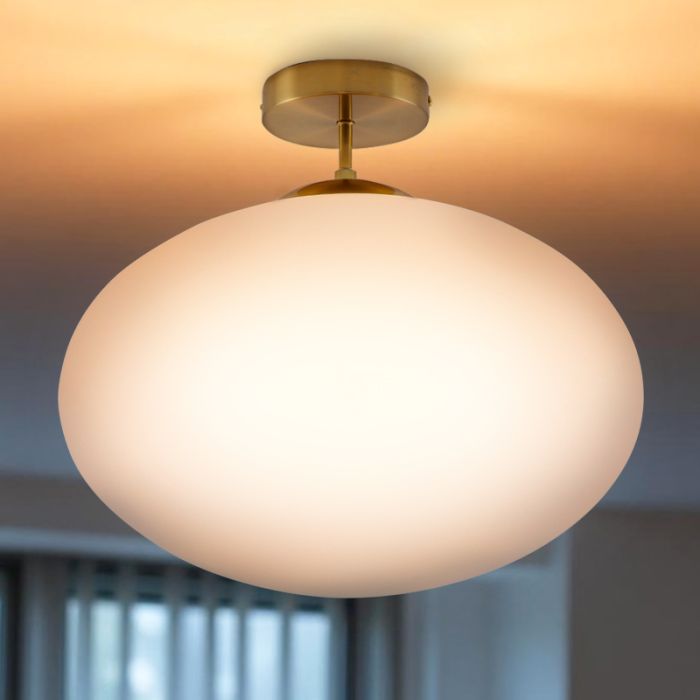 Plafonnier blanc design, Kimi