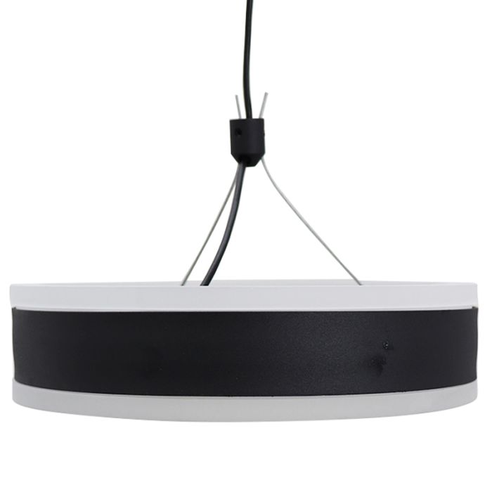 Suspension noire design, Lava, 55W, 3000K LED, gradable en 3 étapes