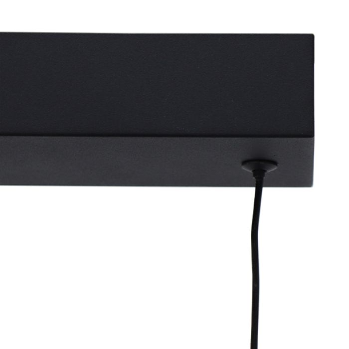 Suspension noire design, Lava, 55W, 3000K LED, gradable en 3 étapes