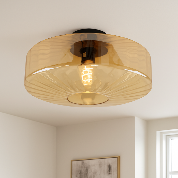 Lampe plafond ambre design, Sevda
