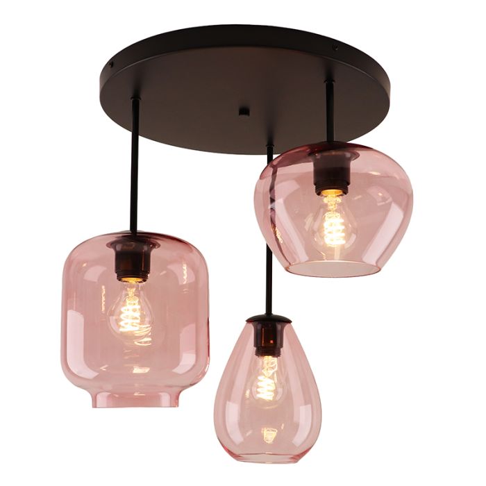 Plafonnier rose moderne, Caia