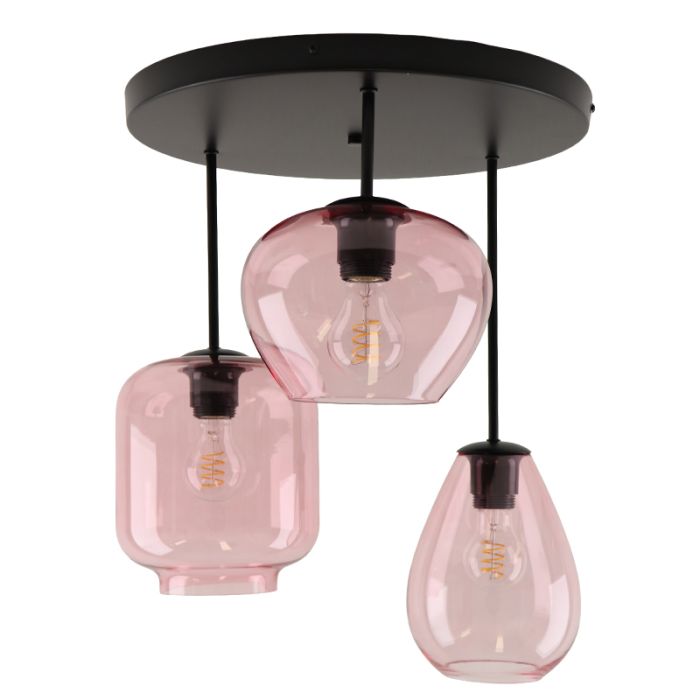 Plafonnier rose moderne, Caia